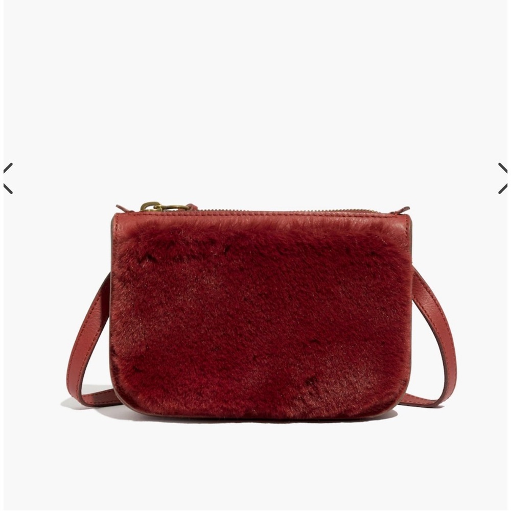 The Simple Pouch Belt Bag in Faux Fur